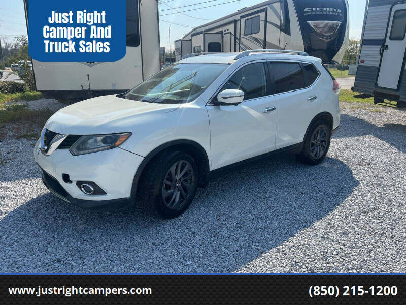 2016 Nissan Rogue for sale at Just Right Camper And Truck Sales in Panama City FL