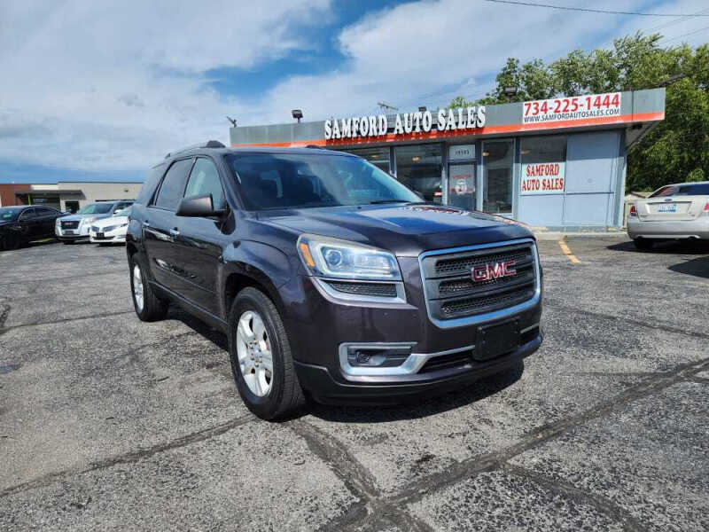 2015 GMC Acadia for sale at Samford Auto Sales in Riverview MI