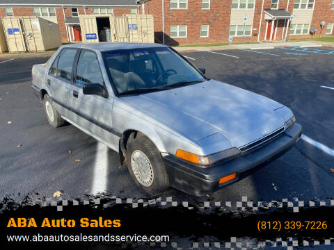 1987 Honda Accord for sale at ABA Auto Sales in Bloomington IN