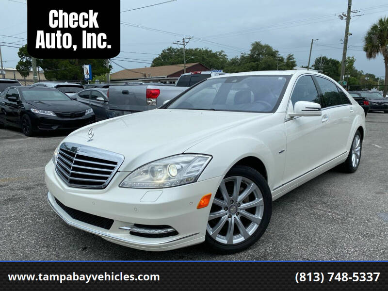 2011 Mercedes-Benz S-Class for sale at CHECK AUTO, INC. in Tampa FL