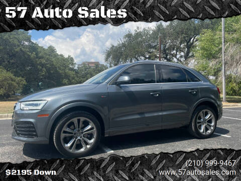 2016 Audi Q3 for sale at 57 Auto Sales in San Antonio TX