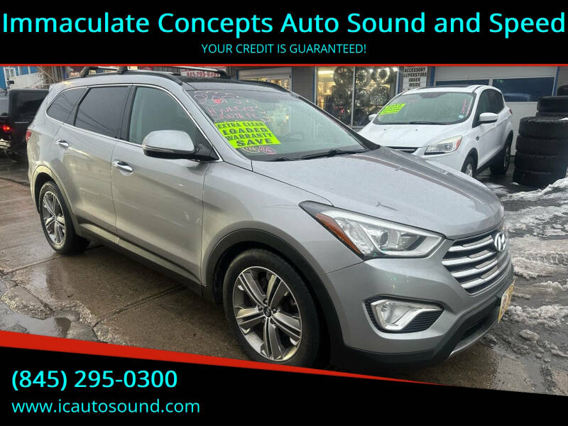 2013 Hyundai Santa Fe for sale at Immaculate Concepts Auto Sound and Speed in Liberty NY