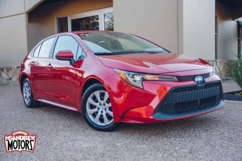 2021 Toyota Corolla for sale at Mcandrew Motors in Arlington TX