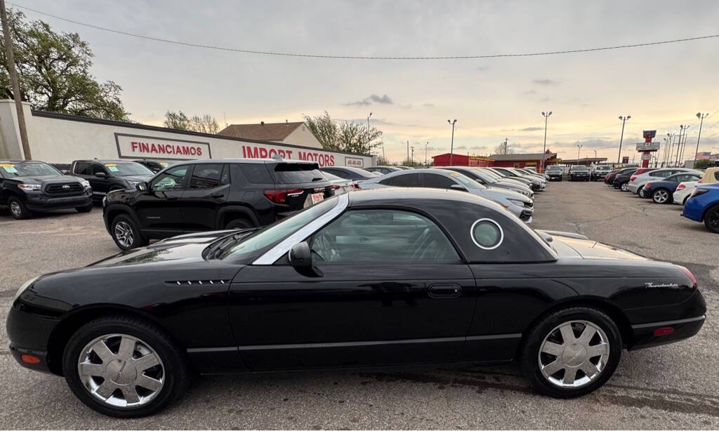 Black 2002 Ford Thunderbird Deluxe Convertible Deluxe 2dr Convertible 32