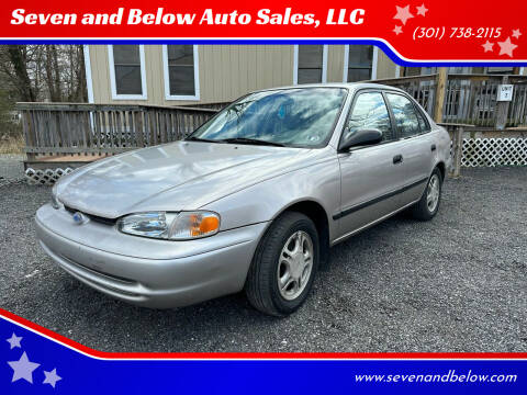 2000 Chevrolet Prizm for sale at Seven and Below Auto Sales, LLC in Rockville MD