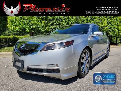 2011 Acura TL for sale at Phoenix Motors Inc in Raleigh NC