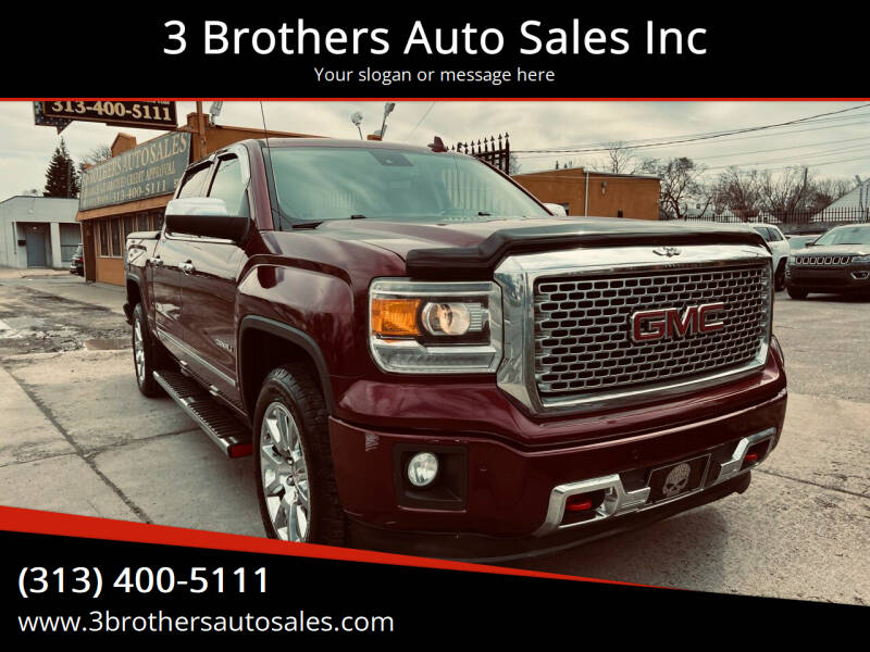 2015 GMC Sierra 1500 for sale at 3 Brothers Auto Sales Inc in Detroit MI