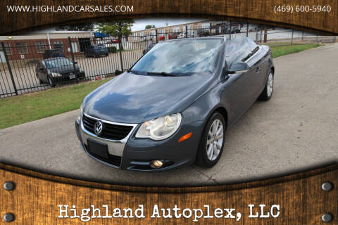 2007 Volkswagen Eos for sale at Highland Autoplex, LLC in Dallas TX