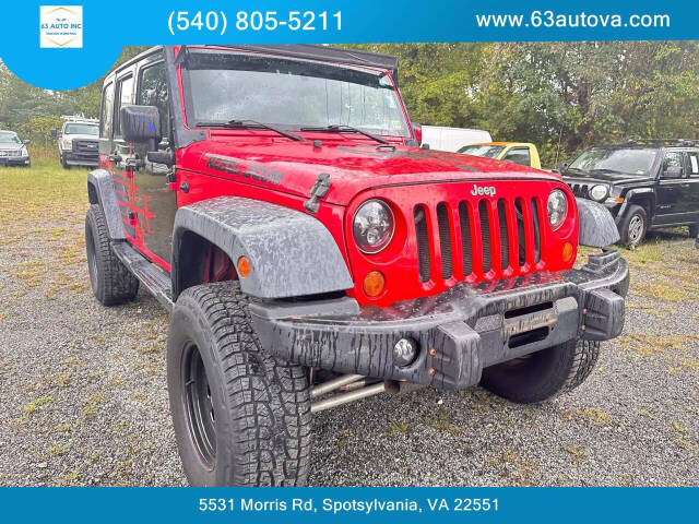 2007 Jeep Wrangler Unlimited for sale at 63 Auto Inc in Spotsylvania, VA