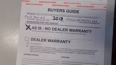 2013 Ford Escape SEL