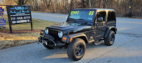 2005 Jeep Wrangler for sale at LMJ AUTO AND MUSCLE in York PA