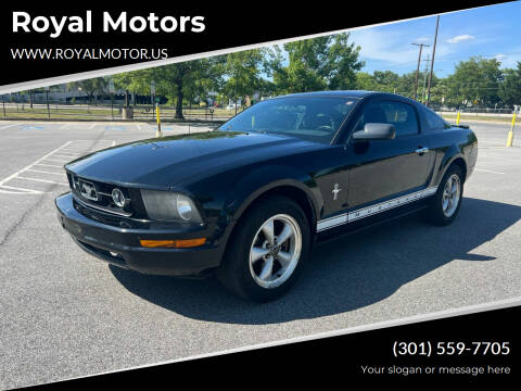 2008 Ford Mustang for sale at Royal Motors in Hyattsville MD