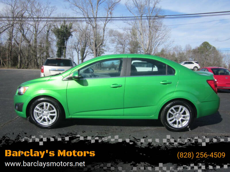 2015 Chevrolet Sonic for sale at Barclay's Motors in Conover NC