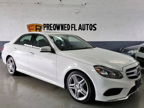 2014 Mercedes-Benz E-Class for sale at Preowned FL Autos in Pompano Beach FL