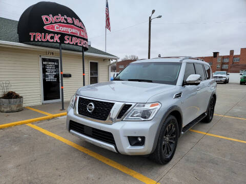 2017 Nissan Armada for sale at DICK'S MOTOR CO INC in Grand Island NE
