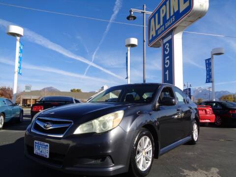 2010 Subaru Legacy for sale at Alpine Auto Sales in Salt Lake City UT