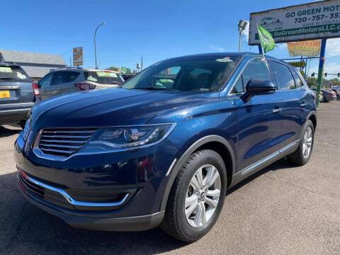 2017 Lincoln MKX for sale at GO GREEN MOTORS in Lakewood CO