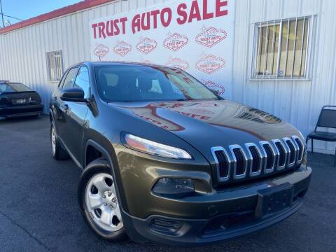 2014 Jeep Cherokee for sale at Trust Auto Sale in Las Vegas NV