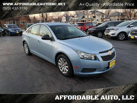 2011 Chevrolet Cruze for sale at AFFORDABLE AUTO, LLC in Green Bay WI