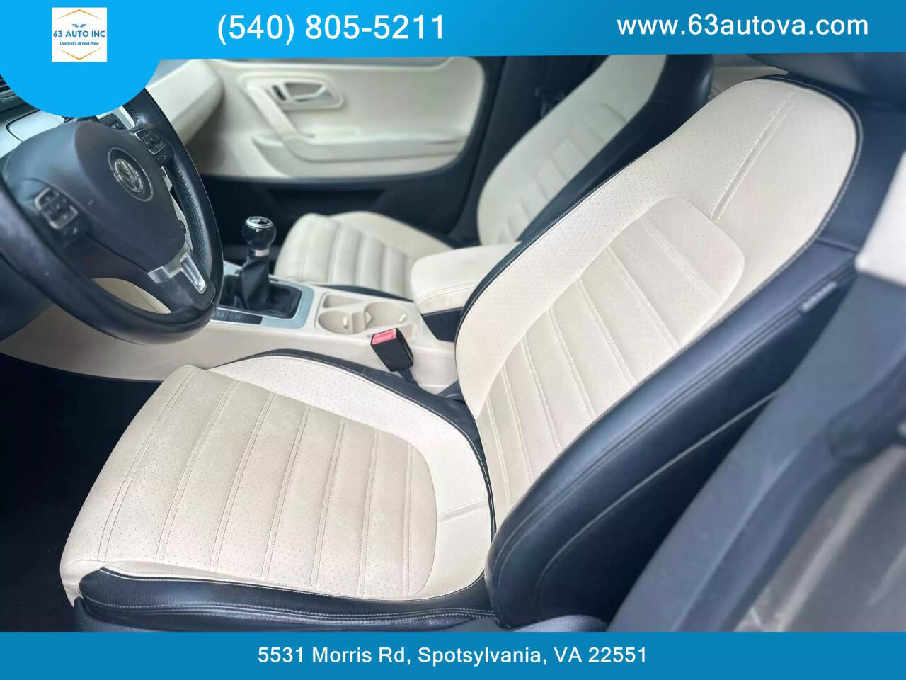 2011 Volkswagen CC for sale at 63 Auto Inc in Spotsylvania, VA