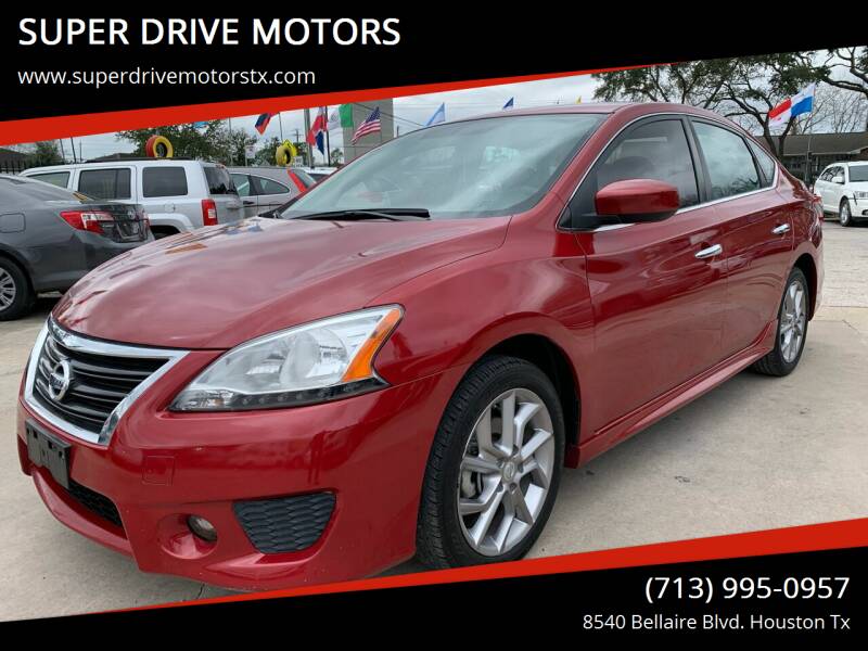 2013 Nissan Sentra for sale at SUPER DRIVE MOTORS in Houston TX