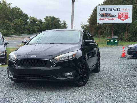 2016 Ford Focus for sale at A&M Auto Sales in Edgewood MD