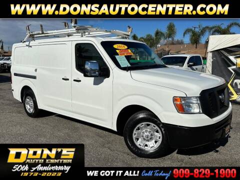 2018 Nissan NV for sale at Dons Auto Center in Fontana CA