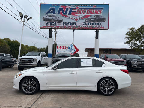 2014 Infiniti Q50 for sale at ANF AUTO FINANCE in Houston TX
