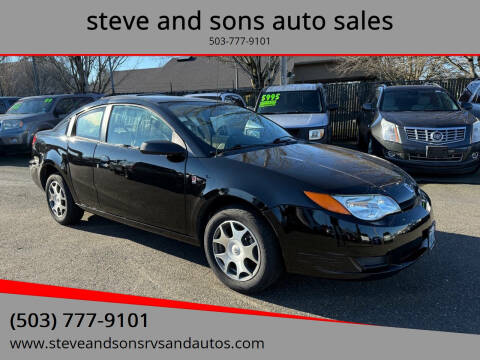 2005 Saturn Ion for sale at steve and sons auto sales in Happy Valley OR