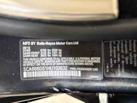 2017 Rolls-Royce Dawn