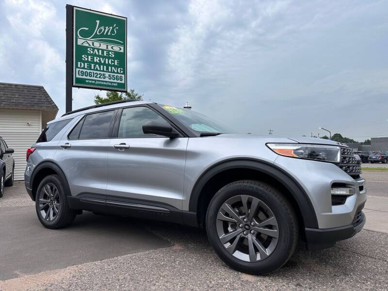 2021 Ford Explorer for sale at Jon's Auto in Marquette MI