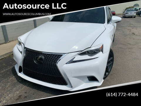 2015 Lexus IS 250 for sale at Autosource LLC in Columbus OH
