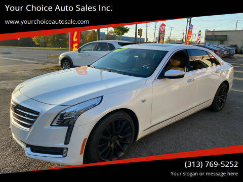 2017 Cadillac CT6 for sale at Your Choice Auto Sales Inc. in Dearborn MI
