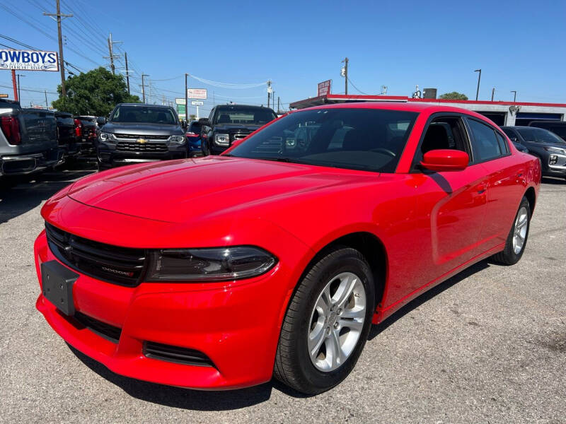 Used 2022 Dodge Charger SXT with VIN 2C3CDXBG5NH201145 for sale in Garland, TX