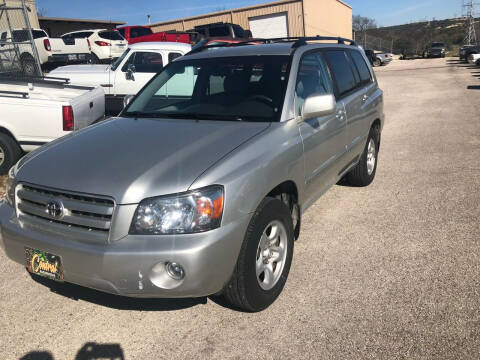 2007 Toyota Highlander for sale at Central Automotive in Kerrville TX