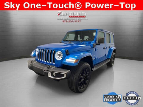 2021 Jeep Wrangler Unlimited for sale at CERTIFIED AUTOPLEX INC in Dallas TX