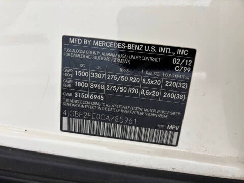 2012 Mercedes-Benz GL-Class GL 350 BlueTEC