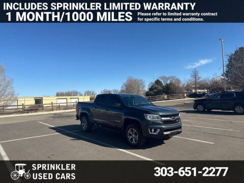 2018 Chevrolet Colorado for sale at Sprinkler Used Cars in Longmont CO