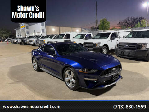 2019 Ford Mustang for sale at Shawn's Motor Credit in Houston TX