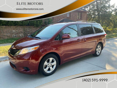 2014 Toyota Sienna for sale at Elite Motors in Bellevue NE