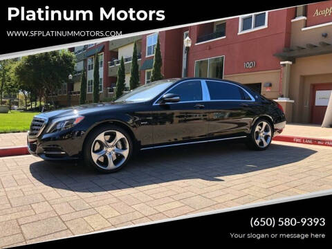 2016 Mercedes-Benz S-Class for sale at Platinum Motors in San Bruno CA