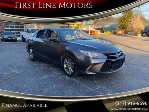 2017 Toyota Camry for sale at First Line Motors in Brownsburg IN