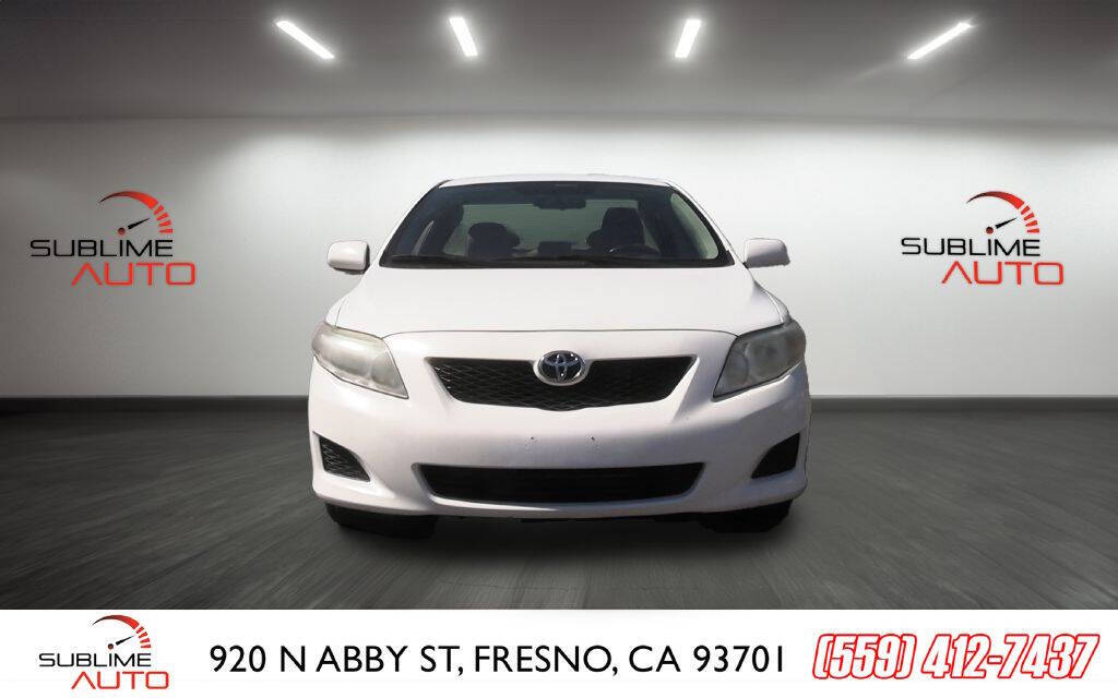 2010 Toyota Corolla for sale at SUBLIME AUTO in Fresno, CA