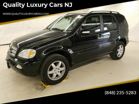 2004 Mercedes-Benz M-Class for sale at Quality Luxury Cars NJ in Rahway NJ