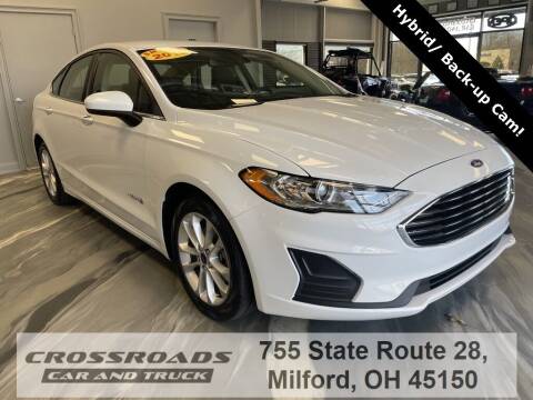 2019 Ford Fusion Hybrid for sale at Crossroads Car & Truck in Milford OH