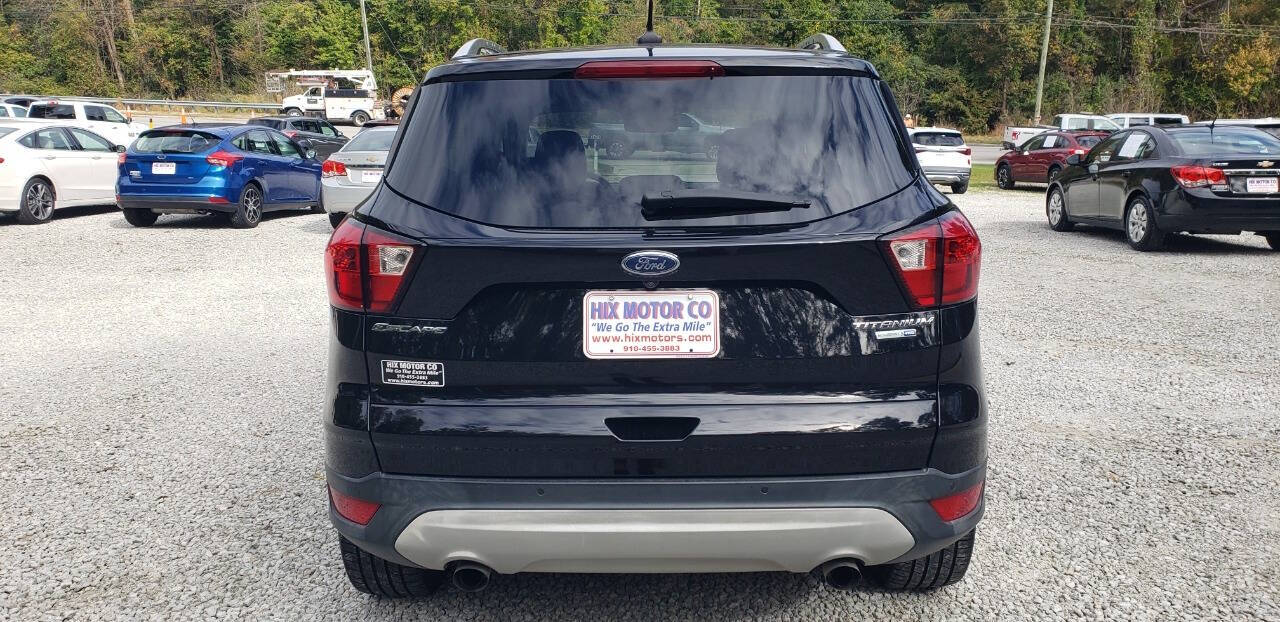 2019 Ford Escape for sale at Hix Motor Co in Jacksonville, NC