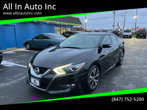 2017 Nissan Maxima for sale at All In Auto Inc in Palatine IL