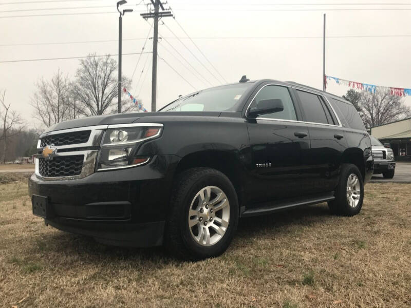 2015 Chevrolet Tahoe for sale at Ridgeway's Auto Sales in West Frankfort IL