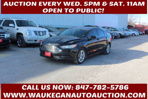 2018 Ford Fusion for sale at Waukegan Auto Auction in Waukegan IL