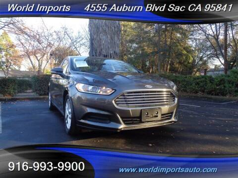 2015 Ford Fusion for sale at World Imports in Sacramento CA